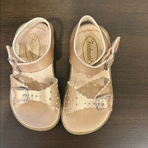 Footmates Rose Gold Kids Sandals